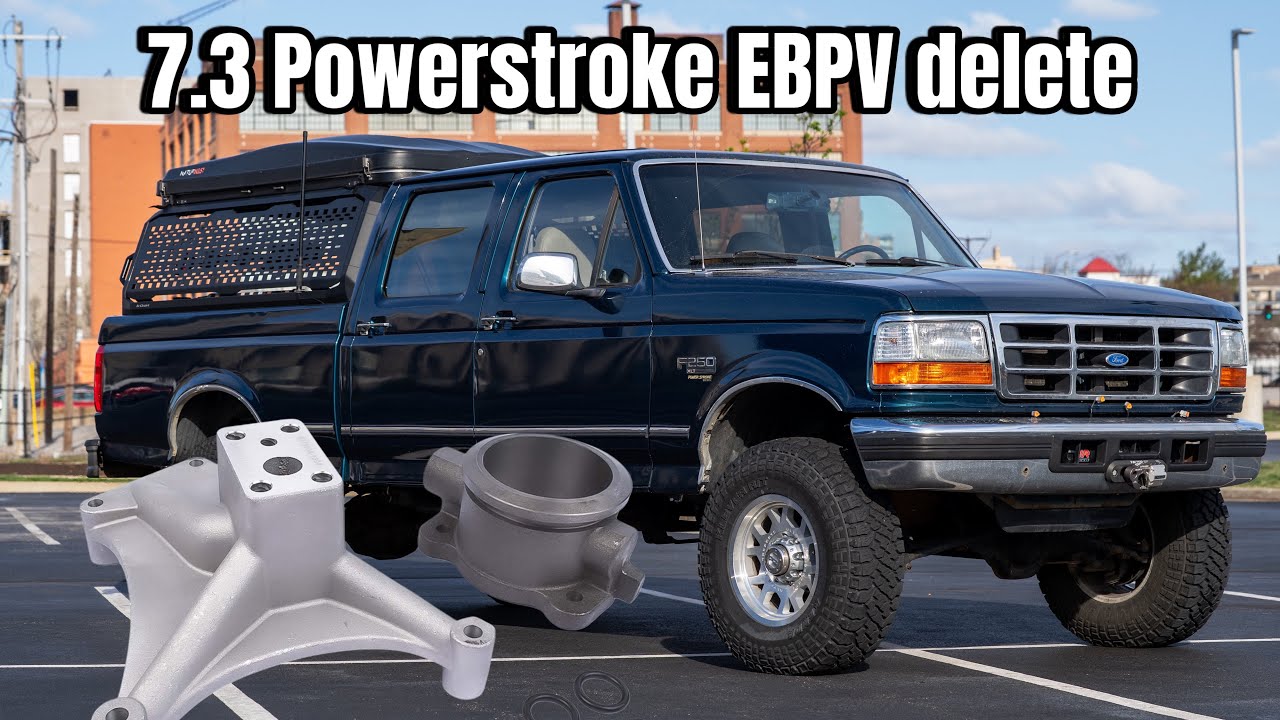 OBS Ford 7.3 Powerstroke EBPV Delete Turbo Pedestal Install