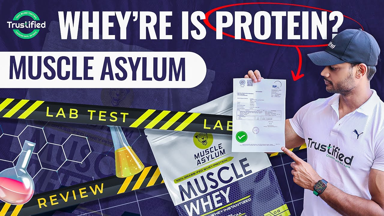 MUSCLE ASYLUM WHEY PROTEIN REVIEW WITH LAB TEST REPORT || #wheyprotein #review #gym  #health
