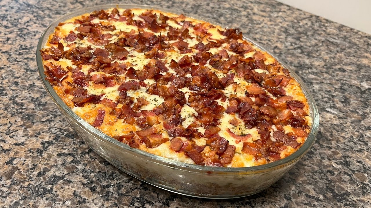 Batata Gratinada Com Frango Cremoso | Delícias da Eleni