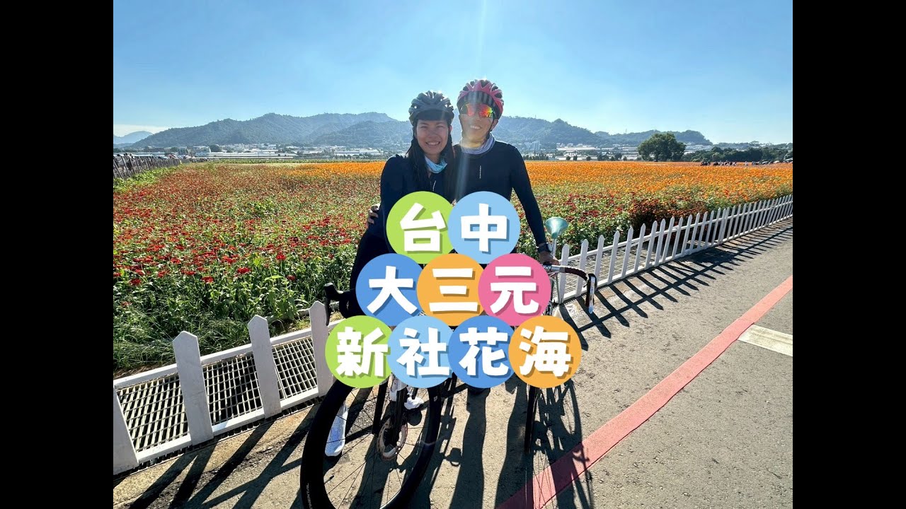 經典單車路線-台中大三元(逆騎)+台中花毯節/新社花海