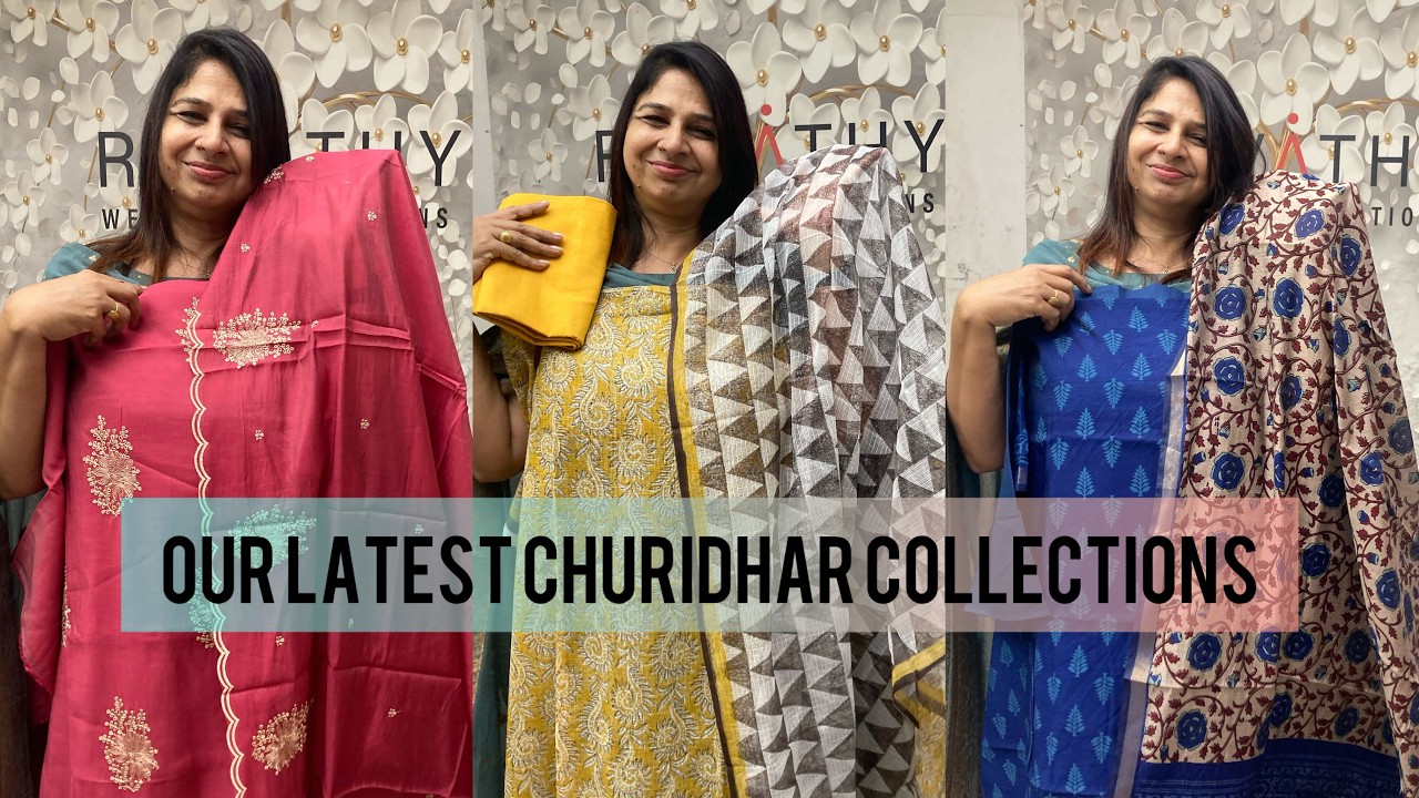 OUR LATEST CHURIDHAR COLLECTIONS | REVATHY WEDDING COLLECTIONS MUVATTUPUZHA | 8086575564