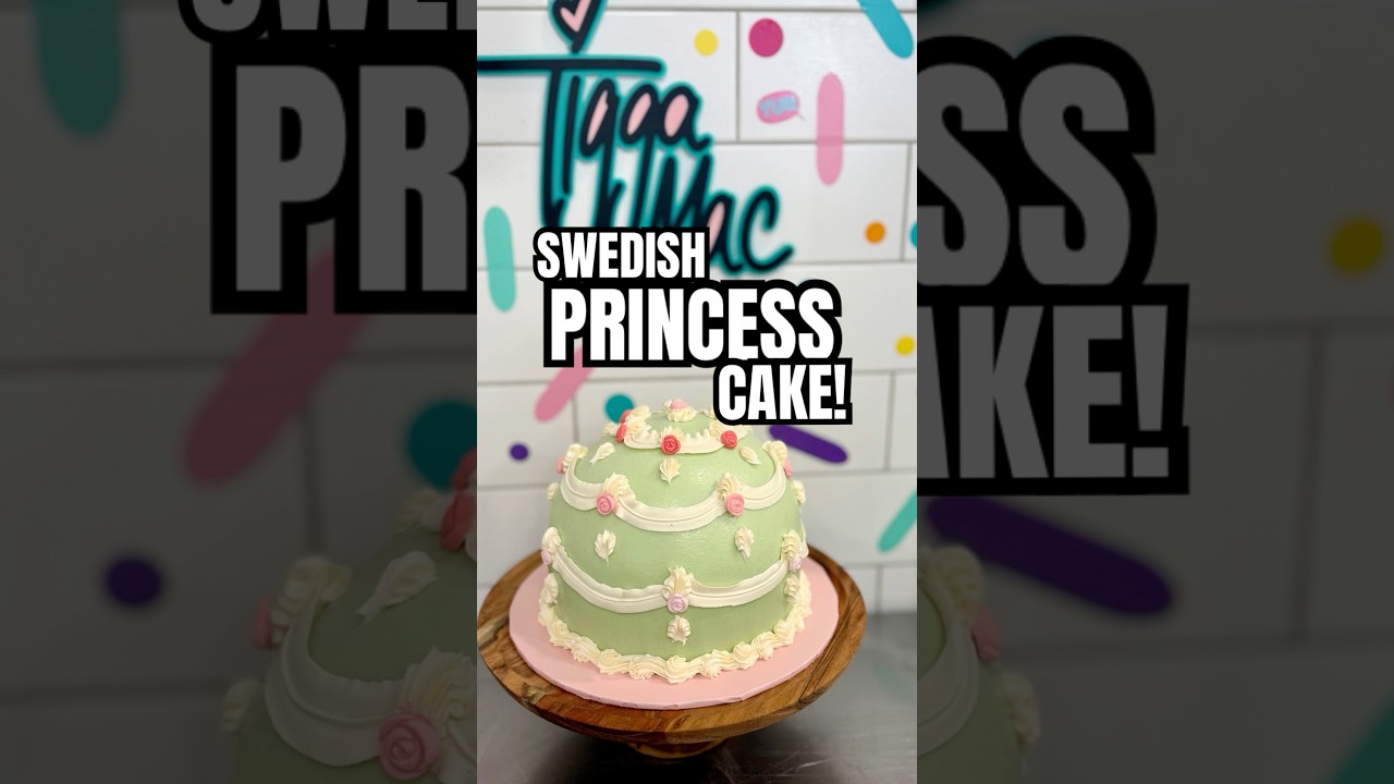 A SWEDISH PRINCESS CAKE FOR QUEEN BETTY&rsquo;s 90th BIRTHDAY! 👑