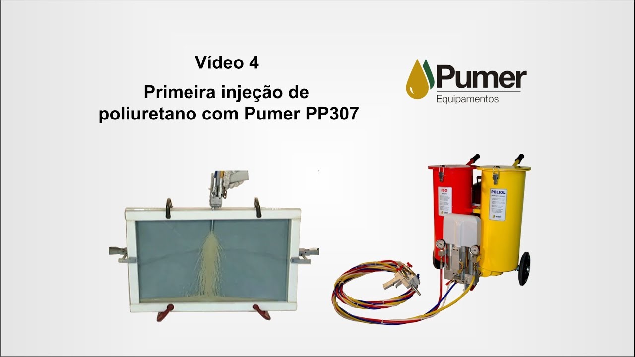 4   Primeira injeção de poliuretano com Pumer PP307