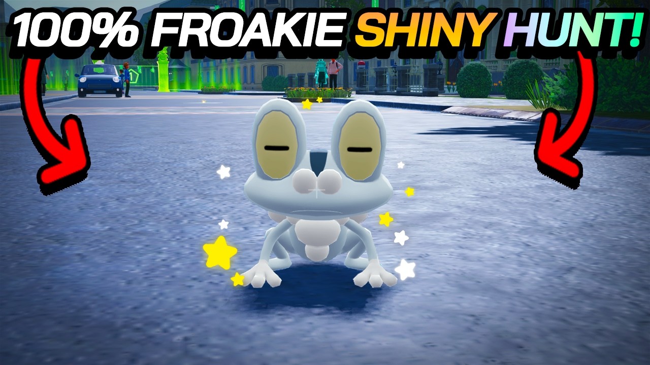 FASTEST SHINY HUNT for FROAKIE in Pokémon Legends ZA