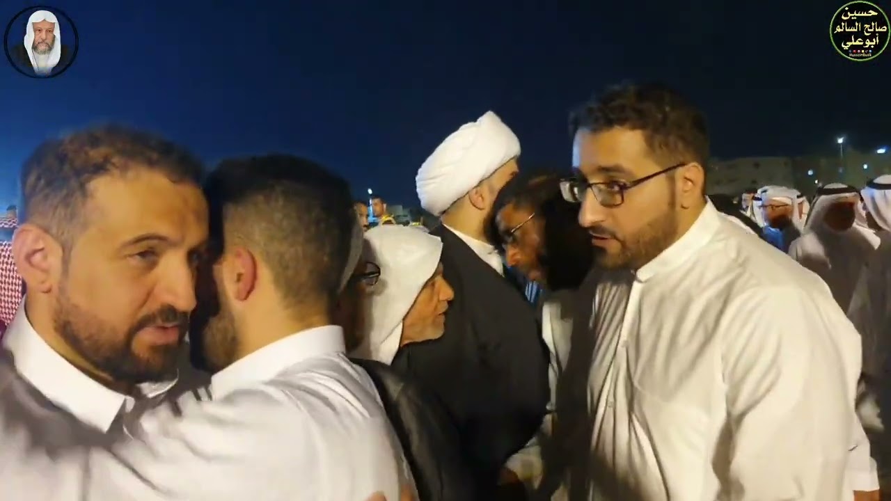 توافد المشيعين لتشييع سماحة  الشيخ محمد صادق الشهاب رحمه الله تعالى١٤٤٥/١٢/٢٣هـ