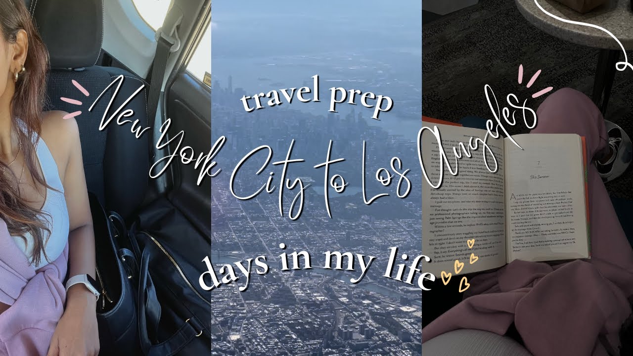 nyc days in my life: lash extensions, everyday skincare + makeup routine, travel prep for cali🌴