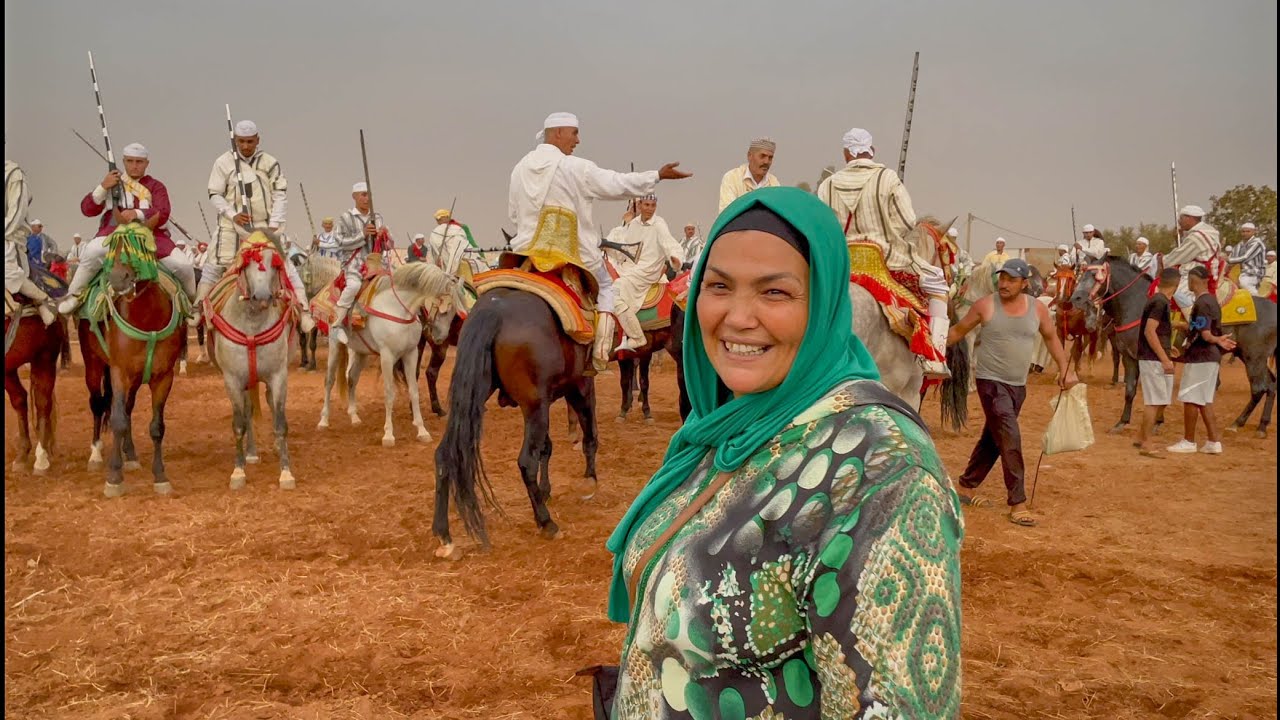 رايسة جميلة الزمورية موسم مولاي عبد القادر الجيلالي ايت يادين 2025 اجواء يا سلام مرحبا ناس الجالية