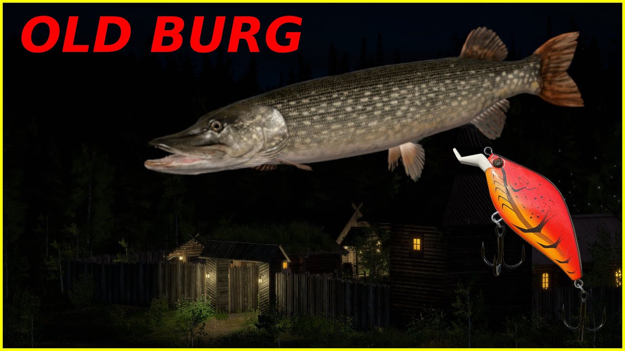 Pike szczupak Old Burg | Russian Fishing 4 rf4 spot #289 #mjplay