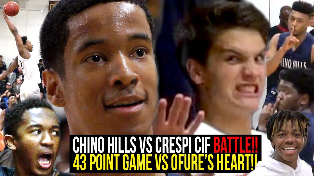 Chino Hills VS Crespi Playoff BATTLE! Student Section Talking TRASH ALL GAME! Scouts EVERYWHERE