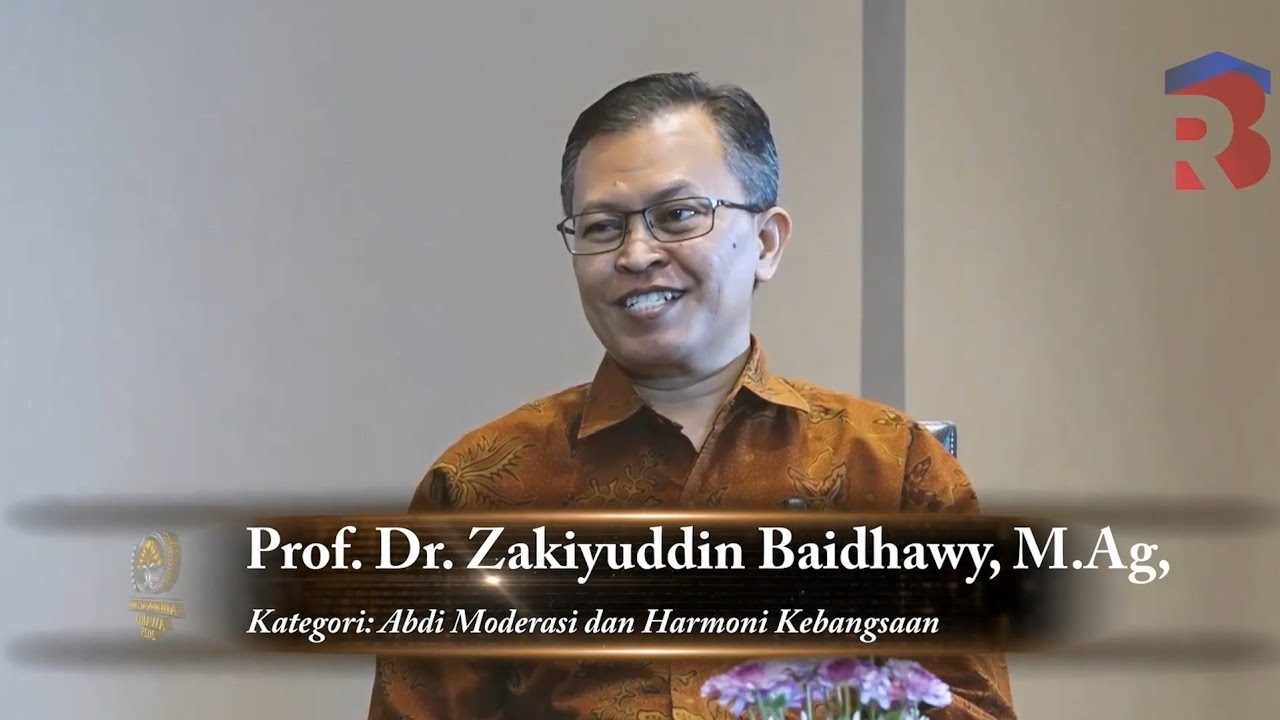 Prof.  Dr.  Zakiyuddin Baidhawy, M. Ag., || ABDI NAGARI AWARD 2025