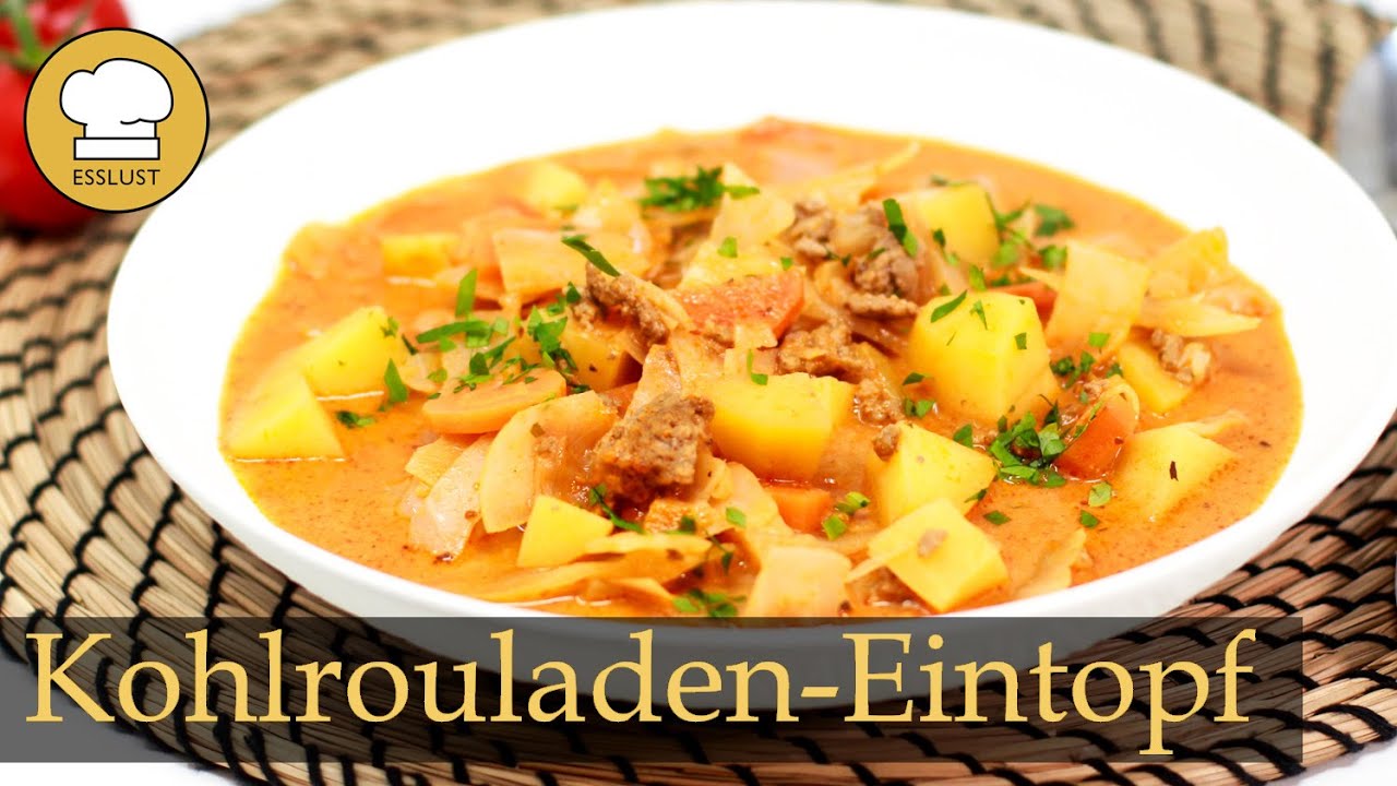Deftiger KOHLROULADEN-EINTOPF - die Kohlroulade für Faule