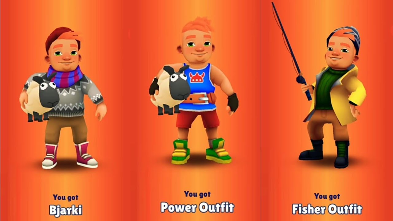 Subway Surfers | Unlocking Bjarki and his All Outfit | Game Maker