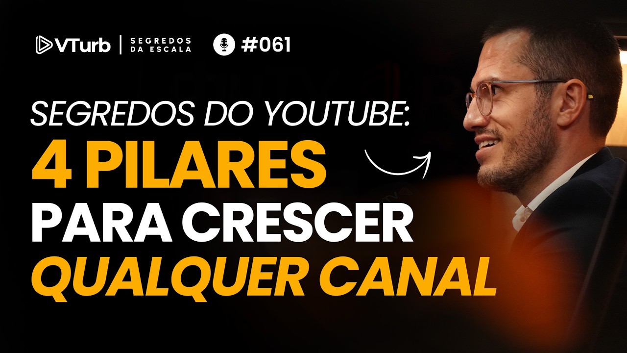 O Passo A Passo Para Crescer No Youtube (100% Org&acirc;nico) | Marco Burgin - Segredos da Escala #061