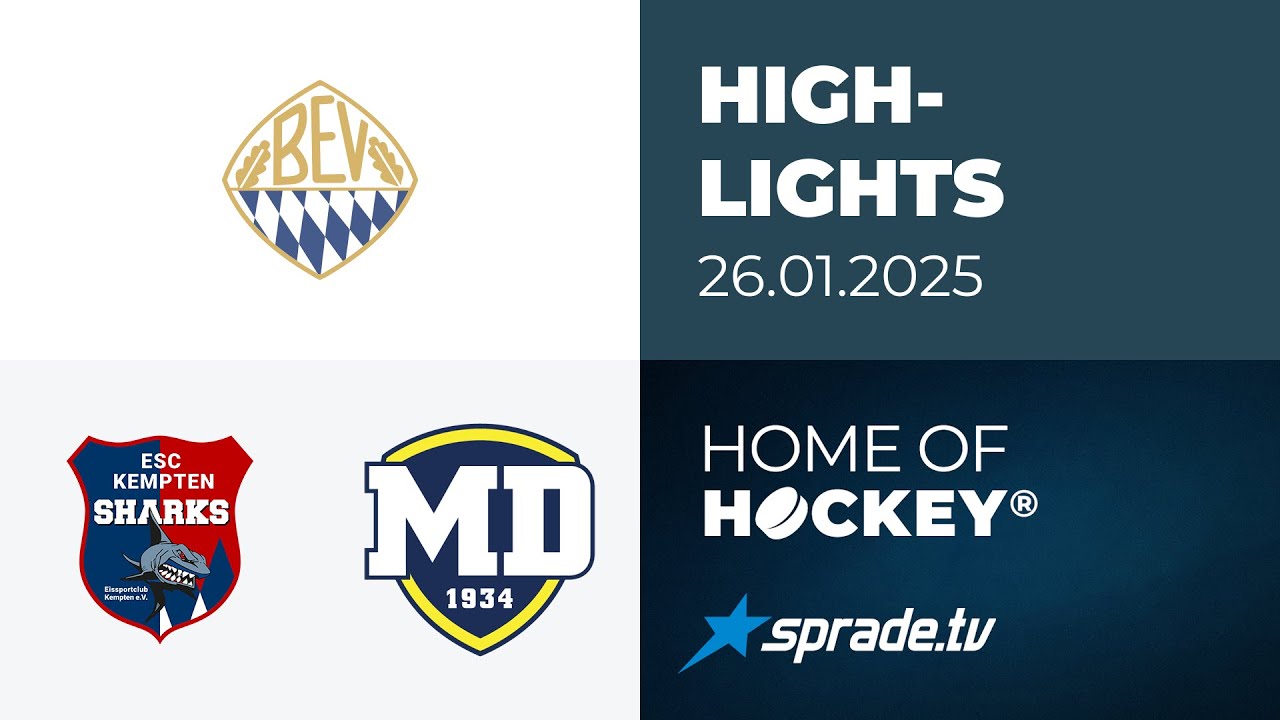 26.01.2025 - Highlights - ESC Kempten vs. Schweinfurt Mighty Dogs