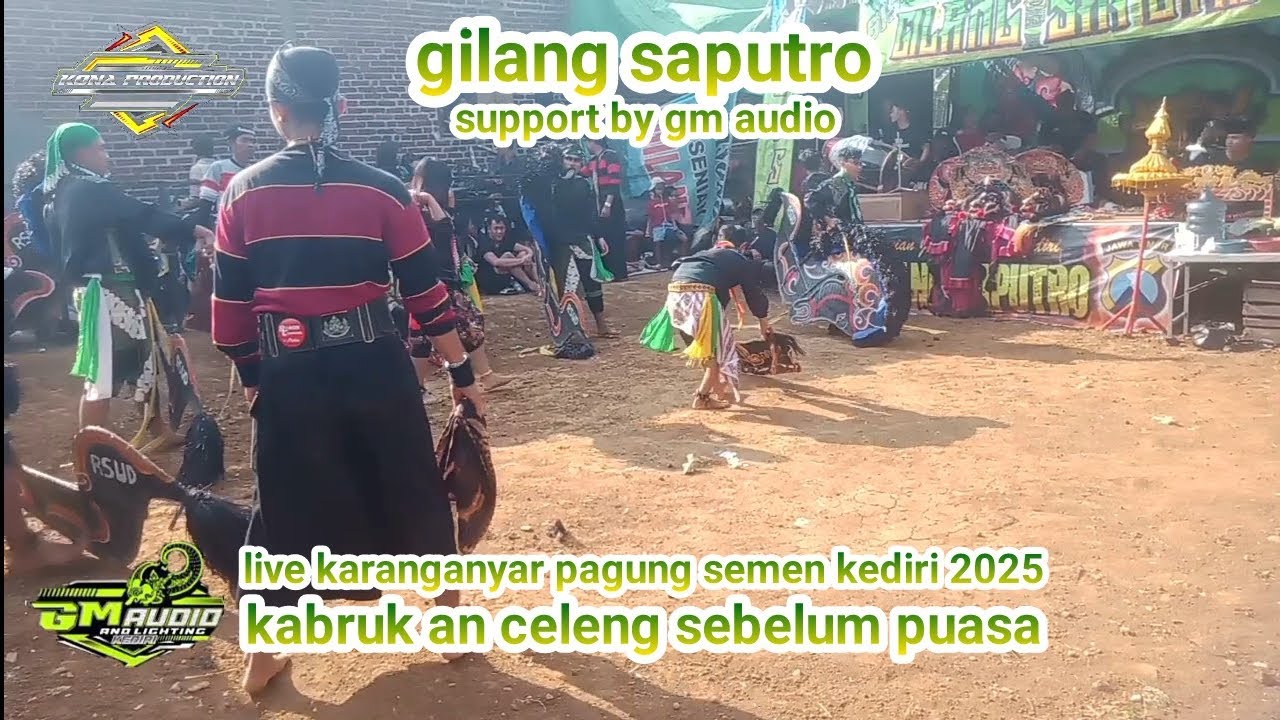 kabruk an celeng sebelum puasa gilang saputro ft gm audio - live pagung semen kediri 2025
