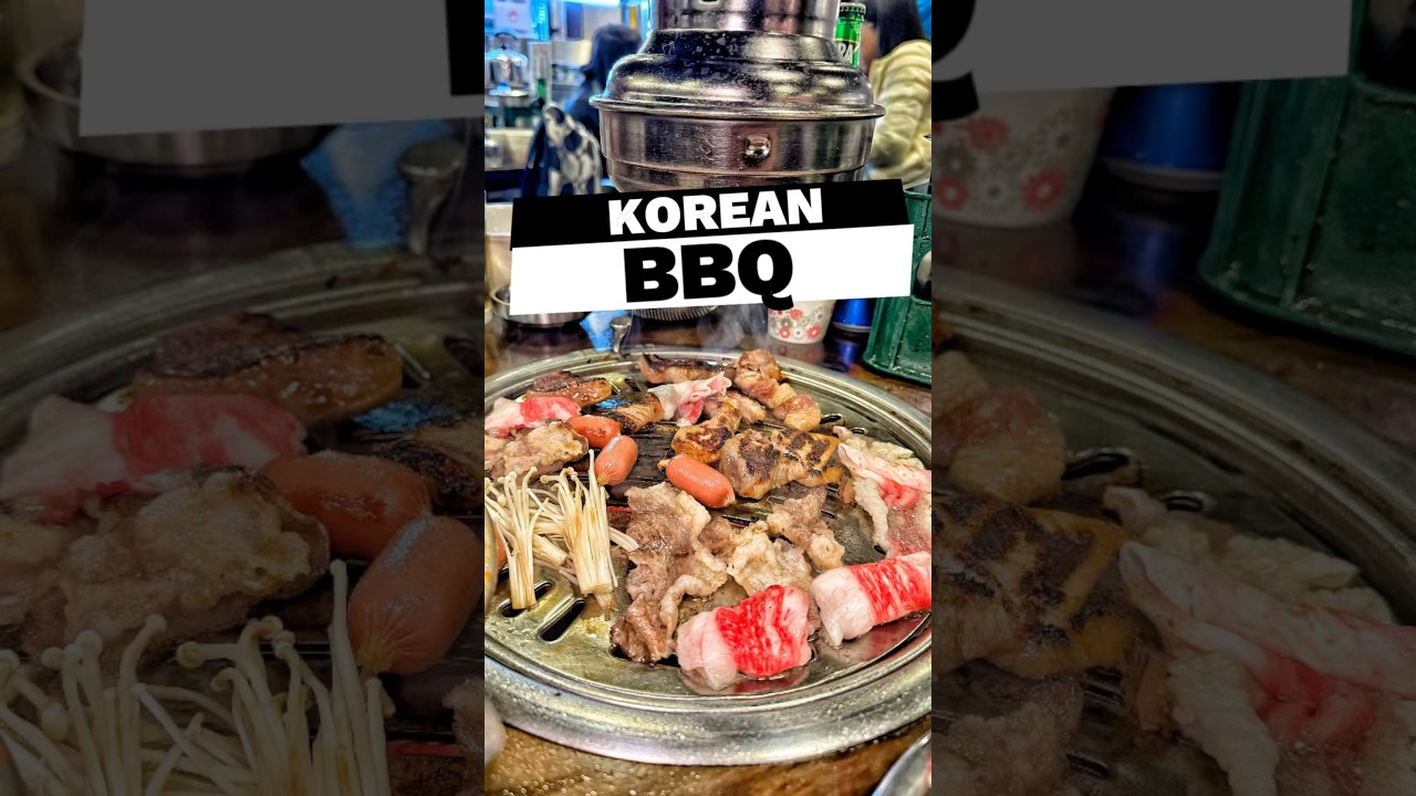Ten&iacute;amos que ir a un Korean BBQ en Corea! 🇰🇷SAEMAUL📍Se&uacute;l, Corea #jhfood #koreanbbq #corea #korea