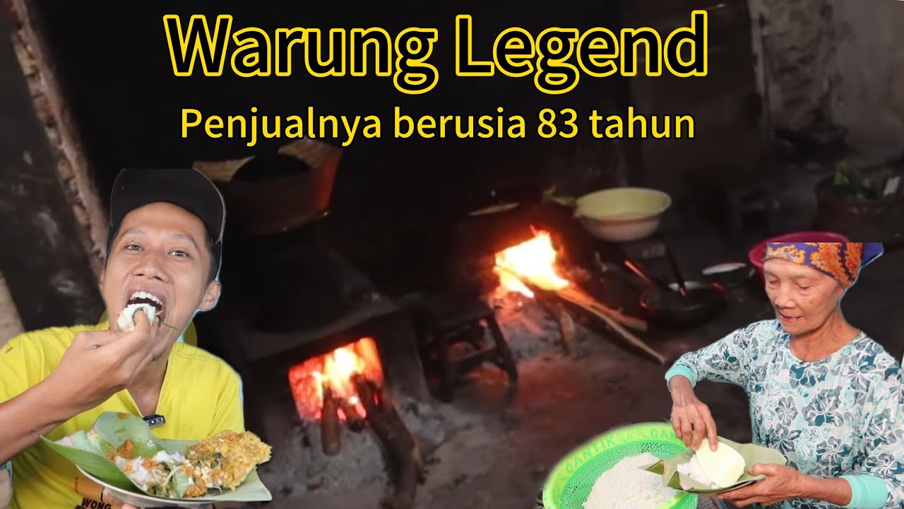 Warung legendaris mbah Jiyah, sudah 45 tahun jualan di samping rumah!