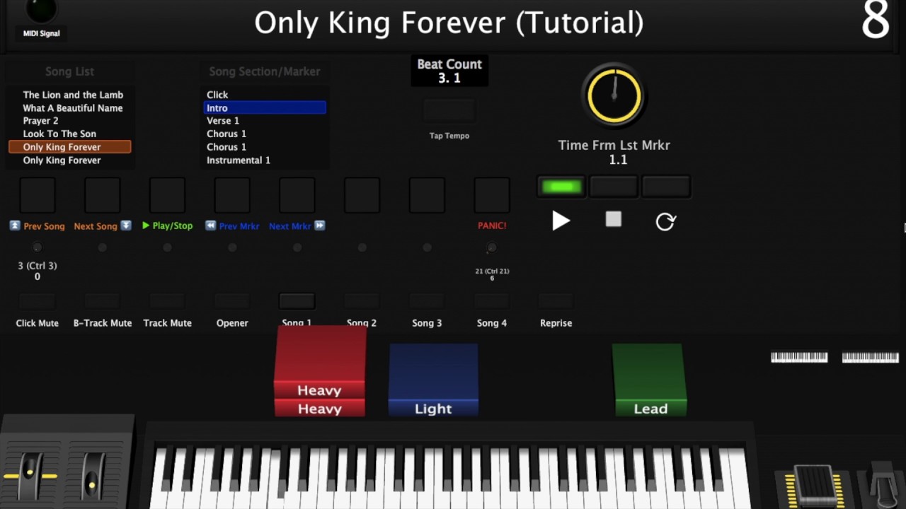 Only King Forever Keys Tutorial (Elevation Worship)