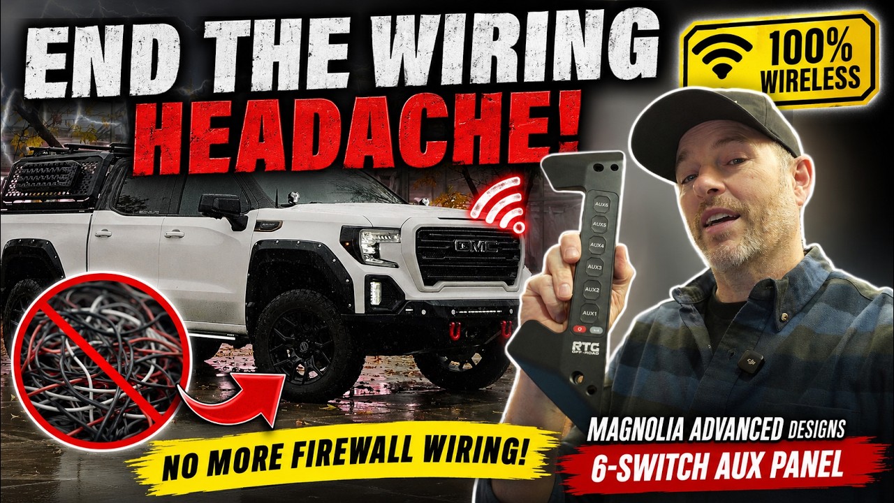 This Wireless Aux Switch Panel Solves the WORST Truck Wiring Problem