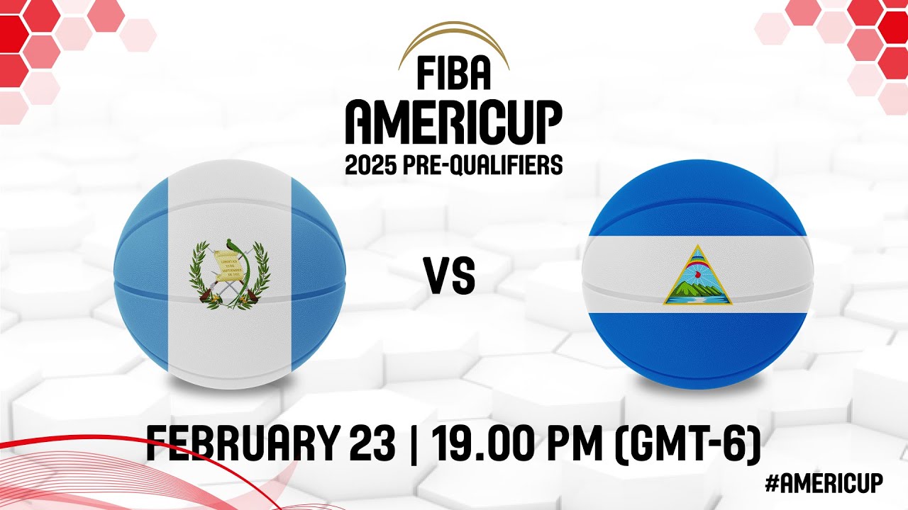 Guatemala v Nicaragua | Full Basketball Game | FIBA AmeriCup 2025 Central American Pre-Qualifiers