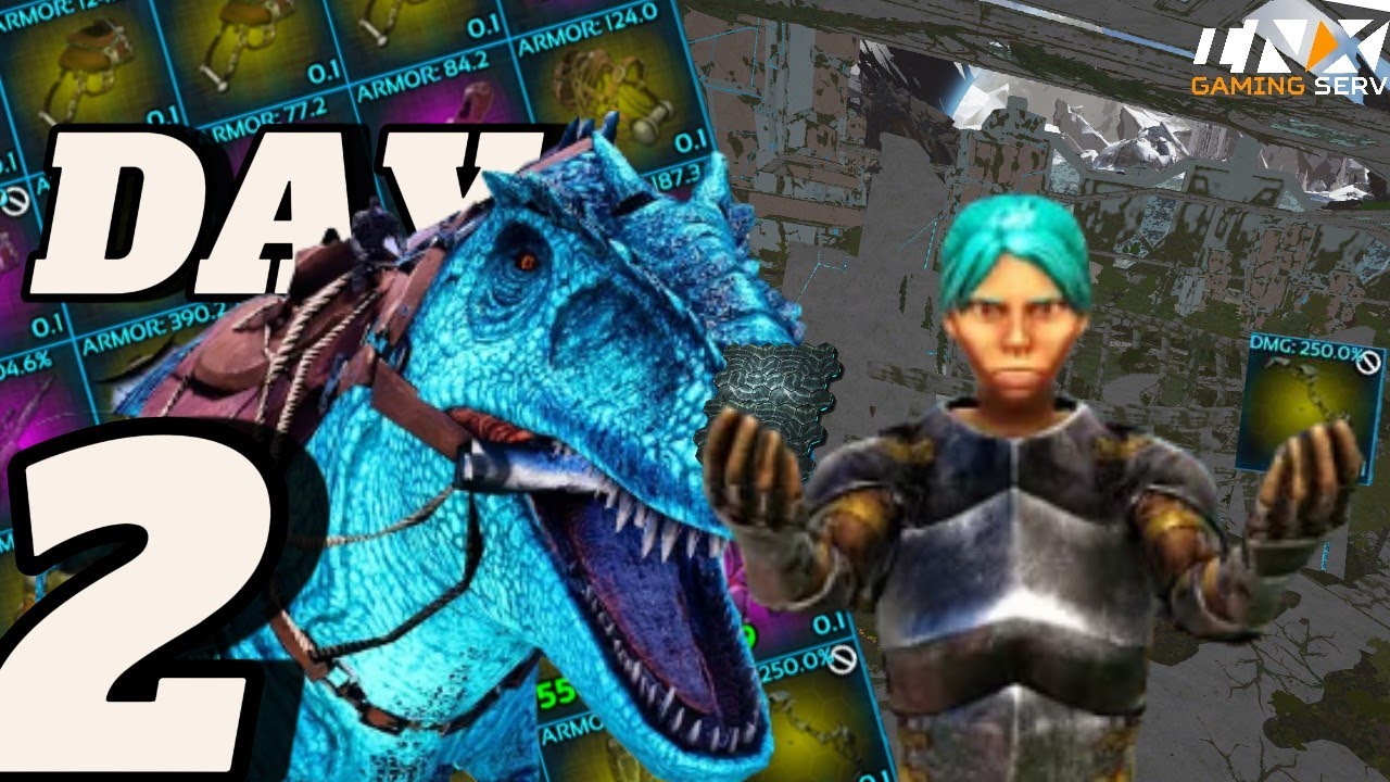 ACHIEVING GOD TIER bps Day 2 by DOMINATING INX 2MAN  - ARK: Survival Evolved