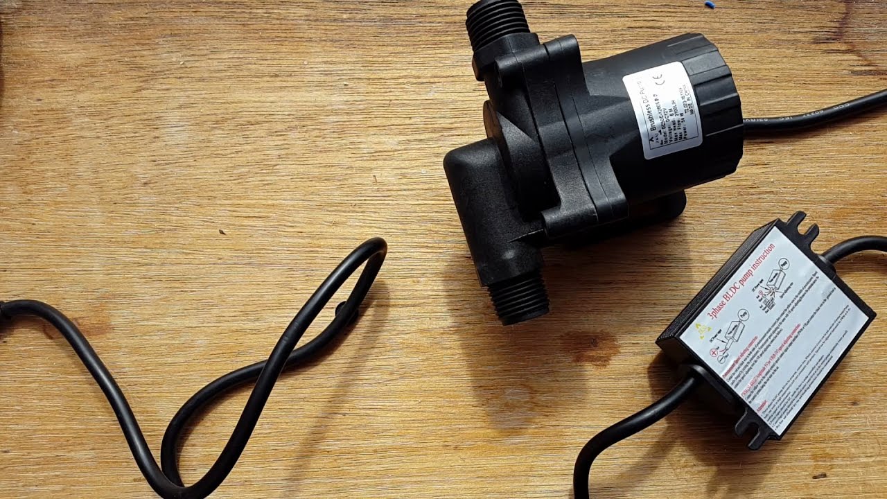 Powerful 2100lph 12v brushless pump