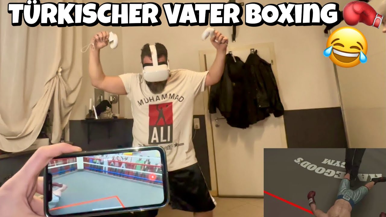 TÜRKISCHER VATER erstes mal VR!🥊😂| #VR Vlog pt.1