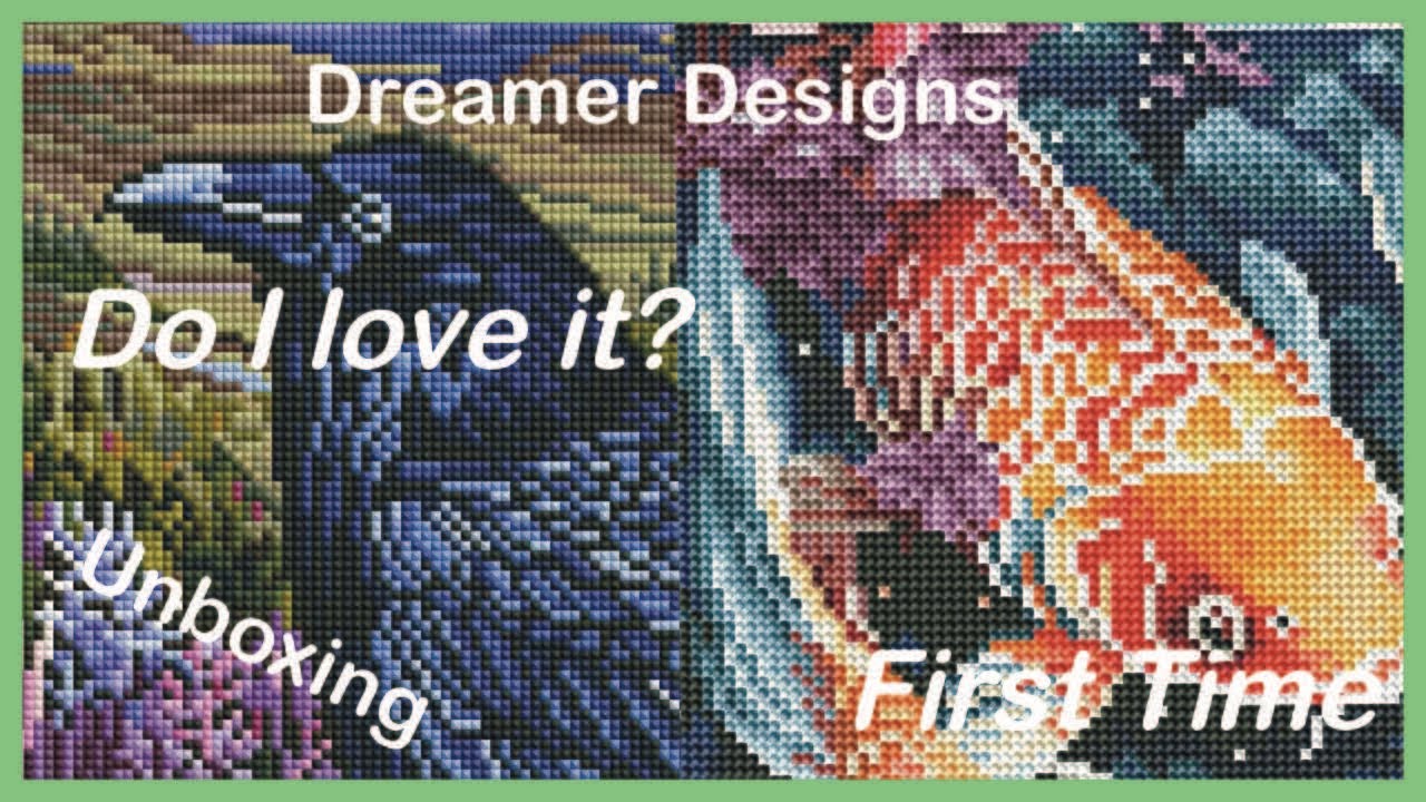 Dreamer Designs Unboxing Mystic Raven And Koi Carp And Peach Flowers
