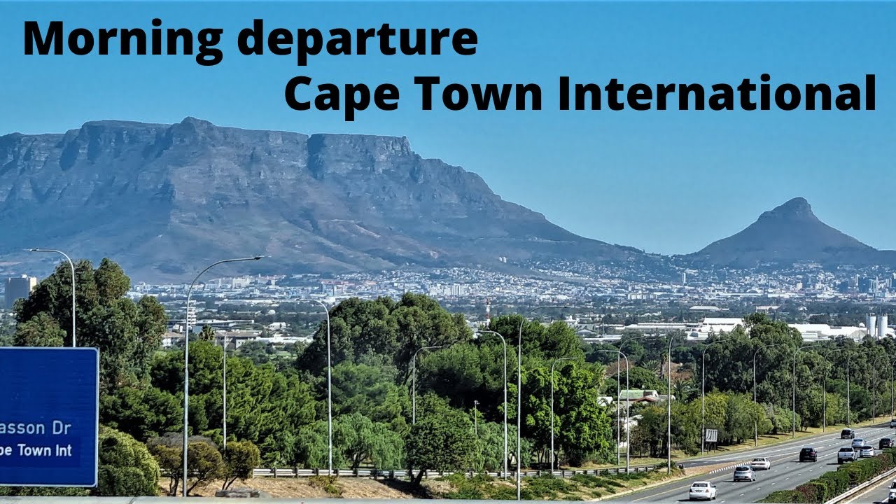 STUNNING MORNING DEPARTURE CAPE TOWN INTERNATIONAL - British Airways Boeing 737-400
