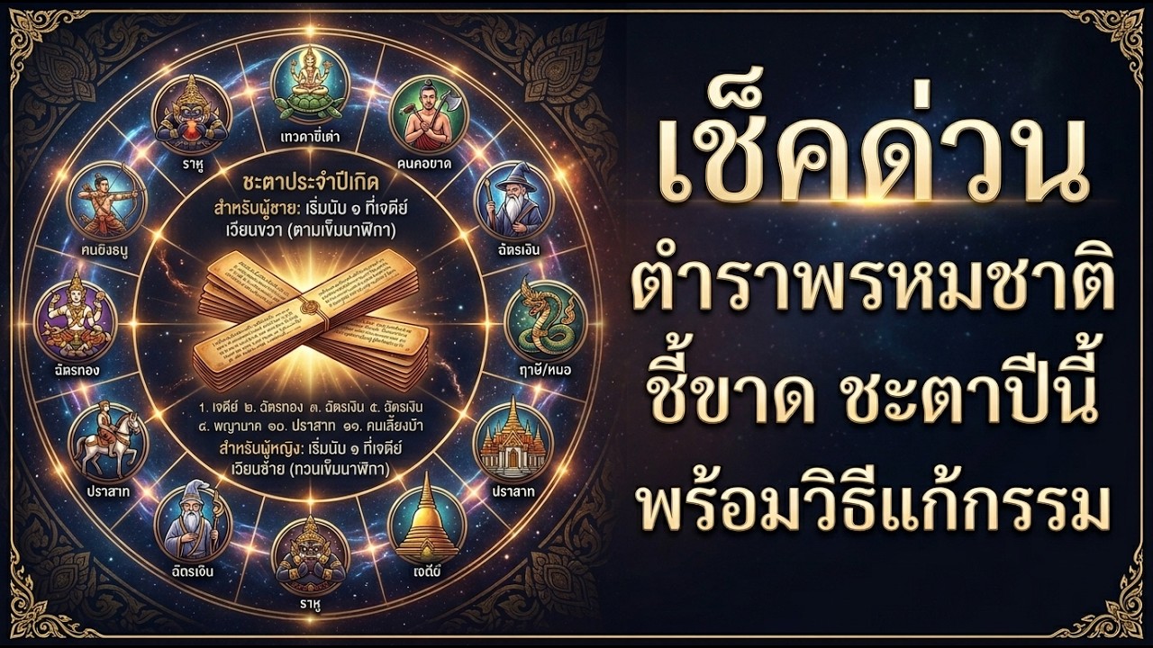 เตือนแรง! เปิดตำราพรหมชาติเช็กจุด ‘ชะตาขาด’ ใครเจอรีบแก้ด่วนก่อนชีวิตพังพินาศทั้งปี!