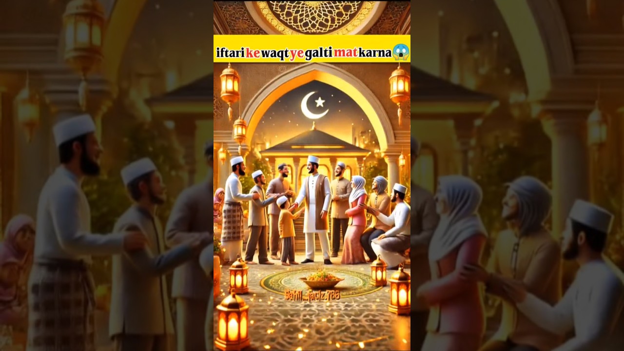 Don&rsquo;t Make This Mistake at Iftar😱|#shorts#waqia#oc#allah#muhammadﷺ#islamicfacts#new2026#viral#fyp#op