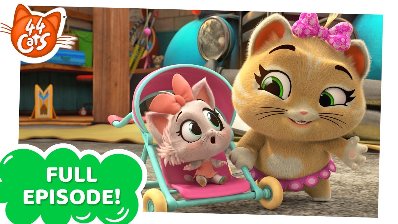 44 Cats | FULL EPISODE | Three Cats and a Kitten | Season 2