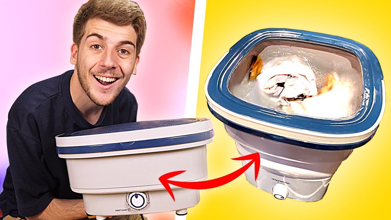 J'ai acheté un MINI lave-linge dépliable (parfait pour étudiants)