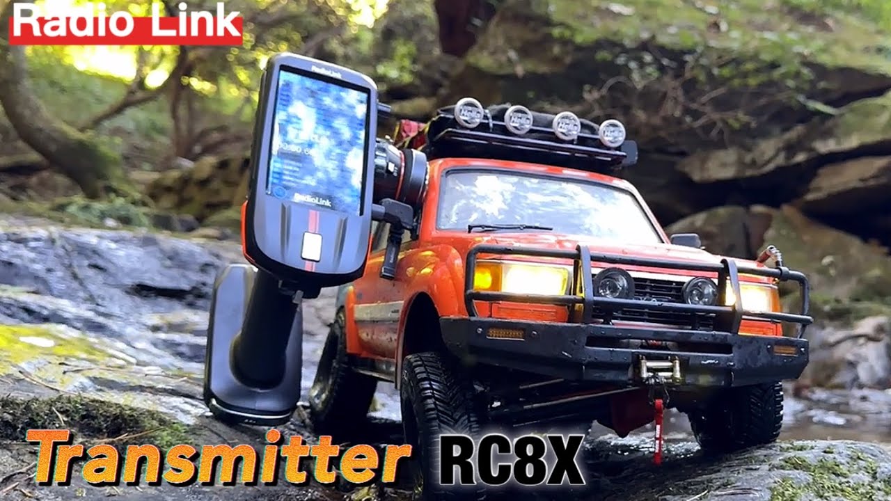 Radio Link 8CH Transmitter RC8X Unboxing and first test drive