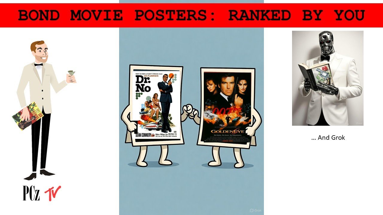 James Bond Fans Ranking of Bond Movie Posters