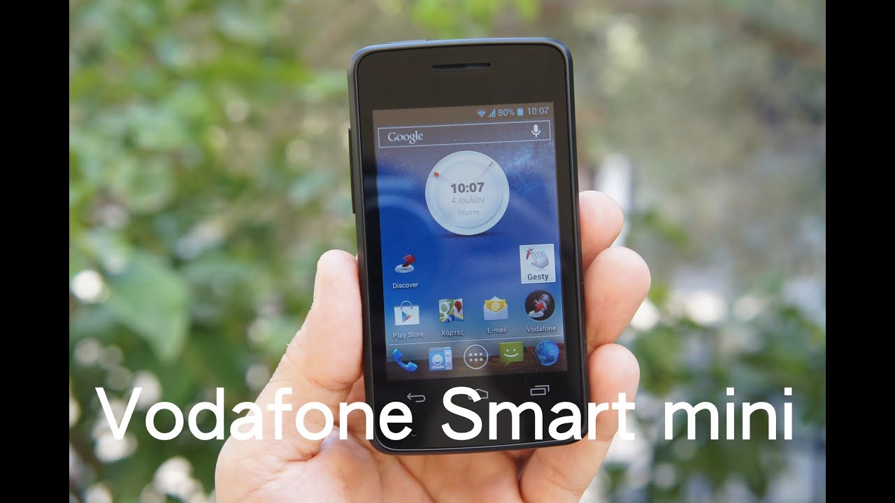 Vodafone smart mini hands-on (Greek)