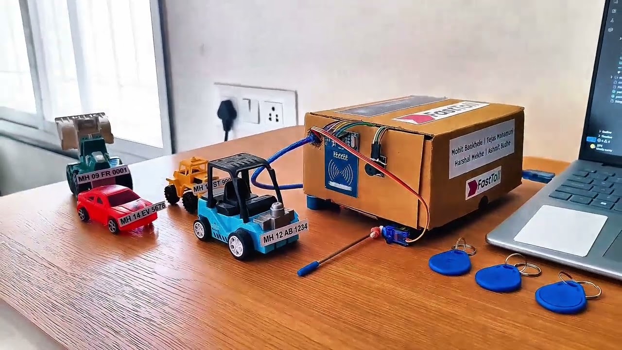 Smart RFID Toll Automation System | IoT Mini Project Demo | Real-Time Dashboard