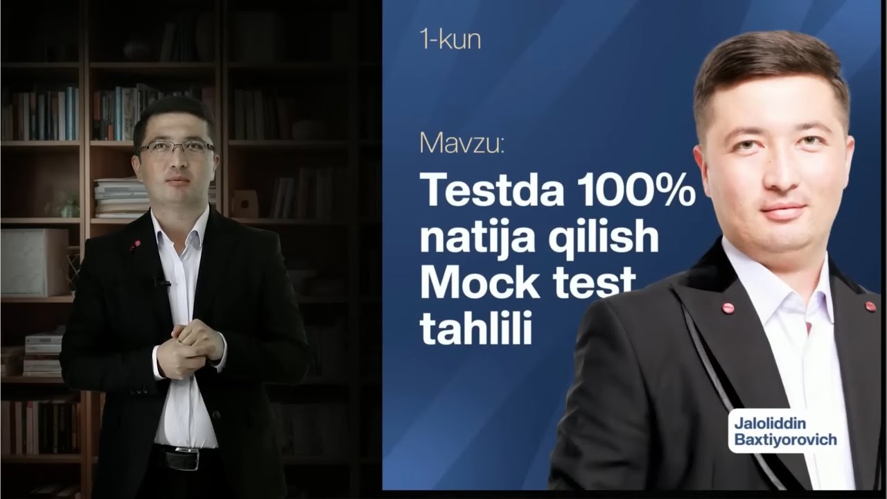 Milliy sertifikat | MOCK TEST TAHLILI