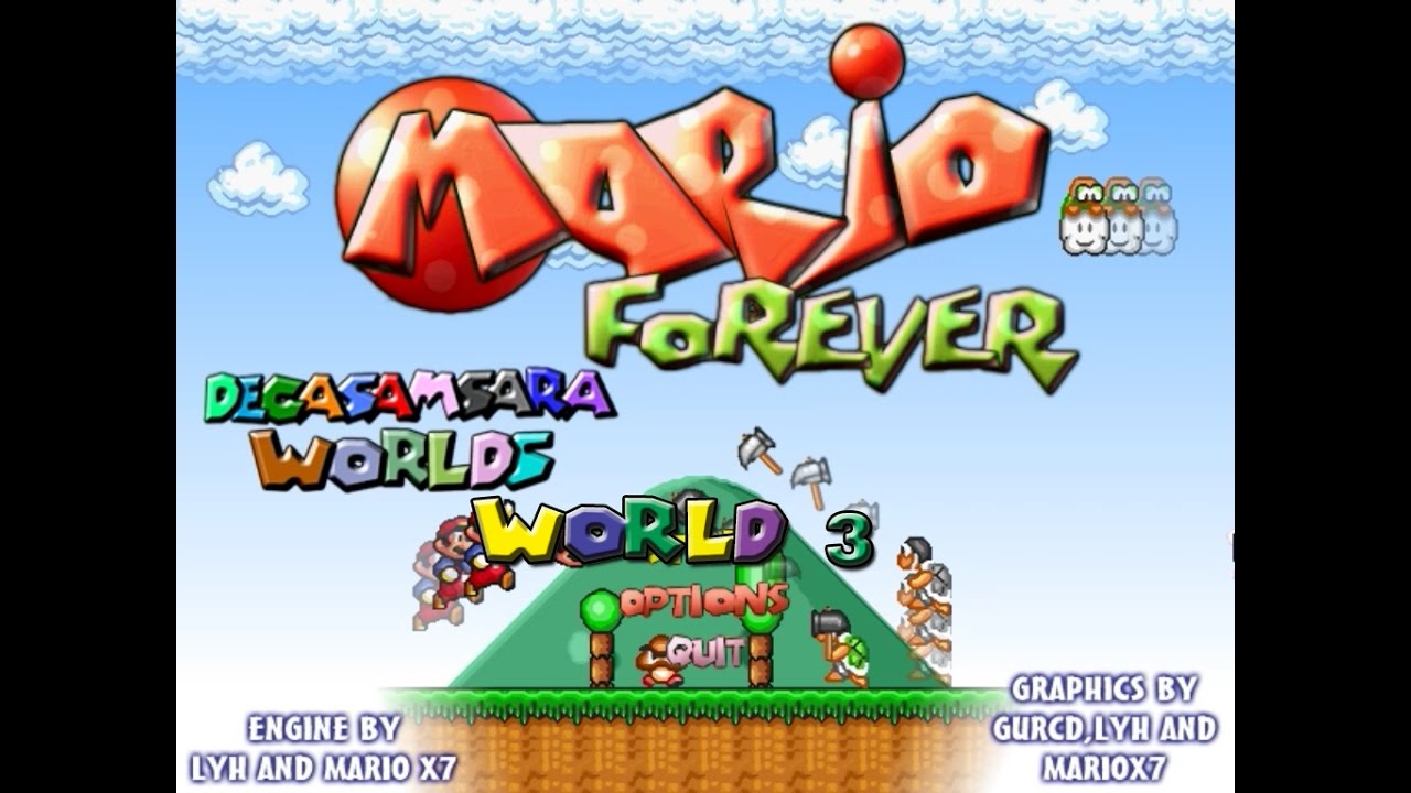 Mario Forever Decasamsara Worlds World 3 by MarioX7
