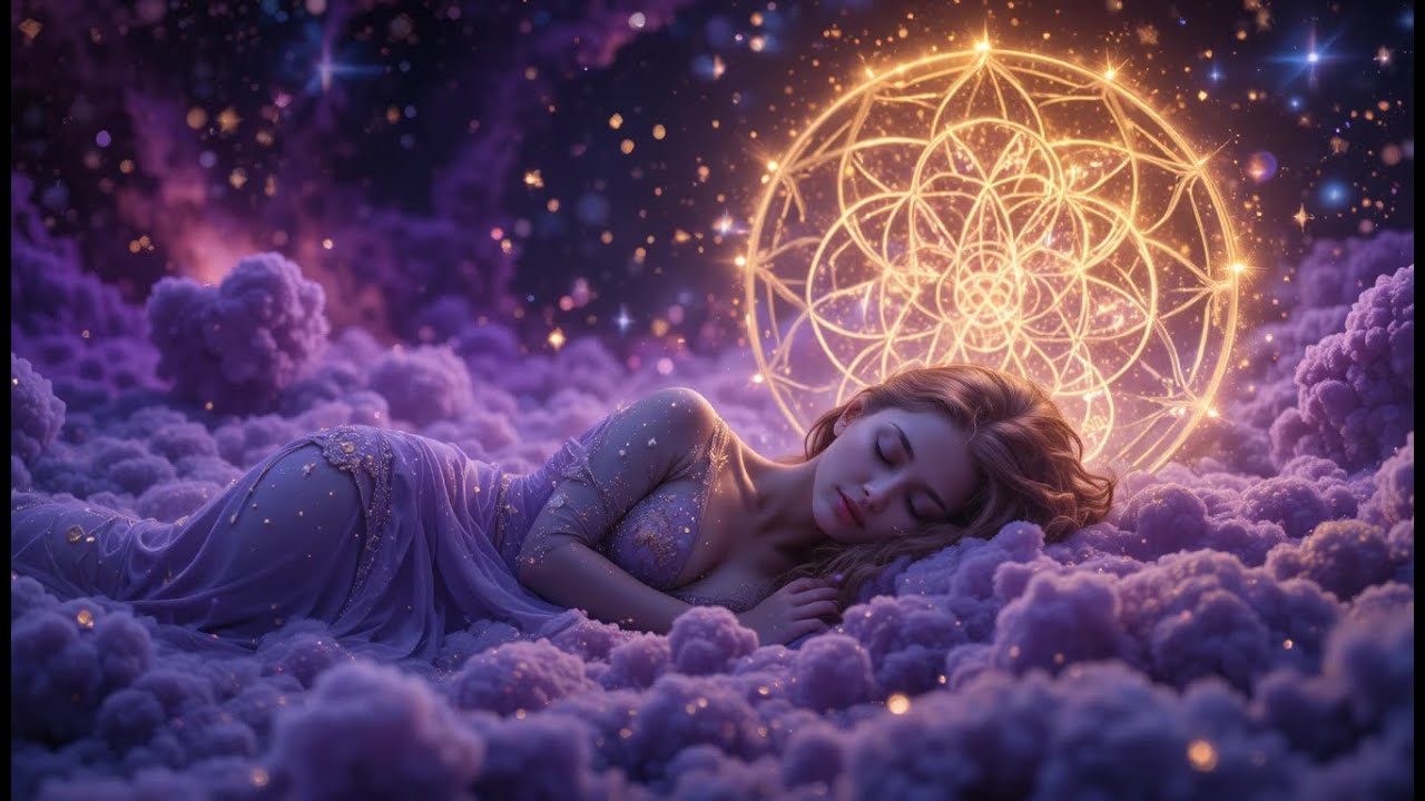 528Hz Deep Sleep Healing | Full Body Cell Repair & Nervous System Reset