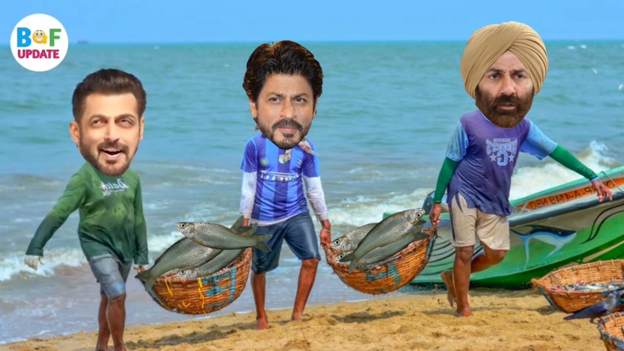 wan Advance Booking Fish Party 🐟 | Sunny Salman Shahrukh Funny Comedy Video