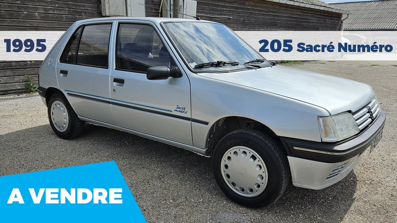 A VENDRE 205 Sacré Numéro de 1995 #peugeot #205 #forsale #avendre #youngtimer #automobile #car #auto