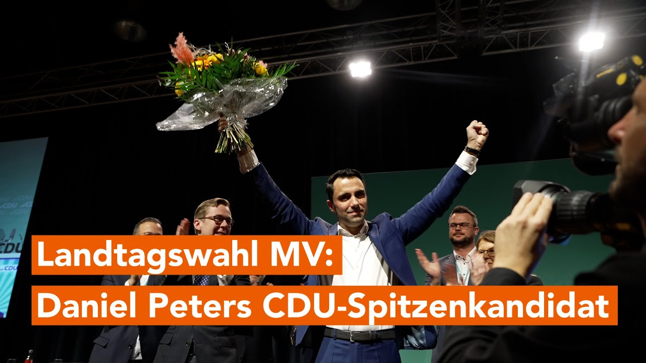 CDU-Spitzenkandidat Daniel Peters will Ministerpr&auml;sident werden