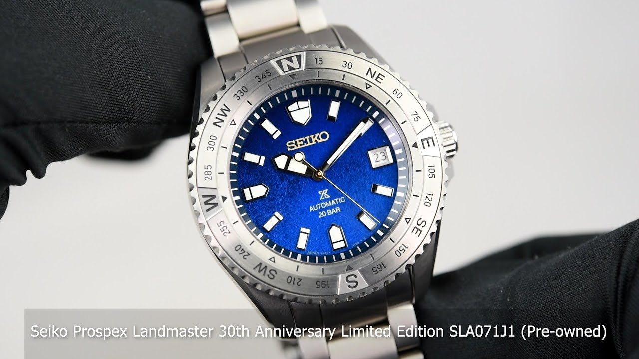 Часы Seiko Prospex Landmaster 30th Anniversary Limited Edition SLA071J1 (б/у)