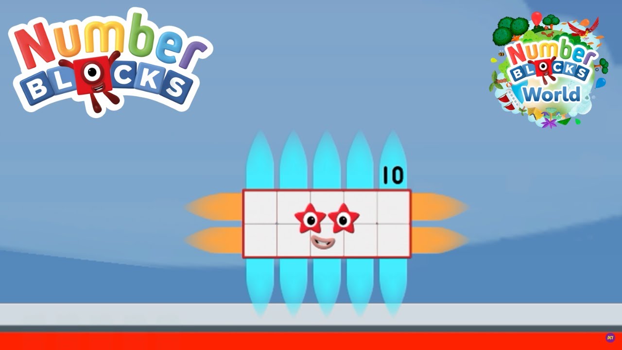 Мир Numberblocks | Изучаем формы, цвета и числа | Встречайте число 10