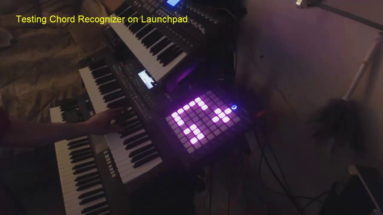 Korg Pa600 sync with Launchpad (Chord Recognizer)