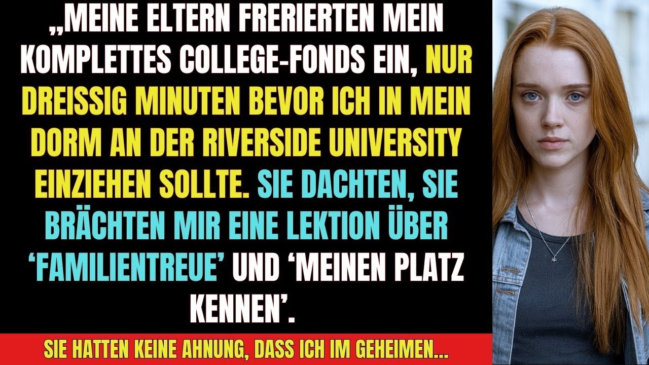„Sie nahmen mir mein College Geld… doch sie hatten keine Ahnung, was ich im Geheimen tat!“