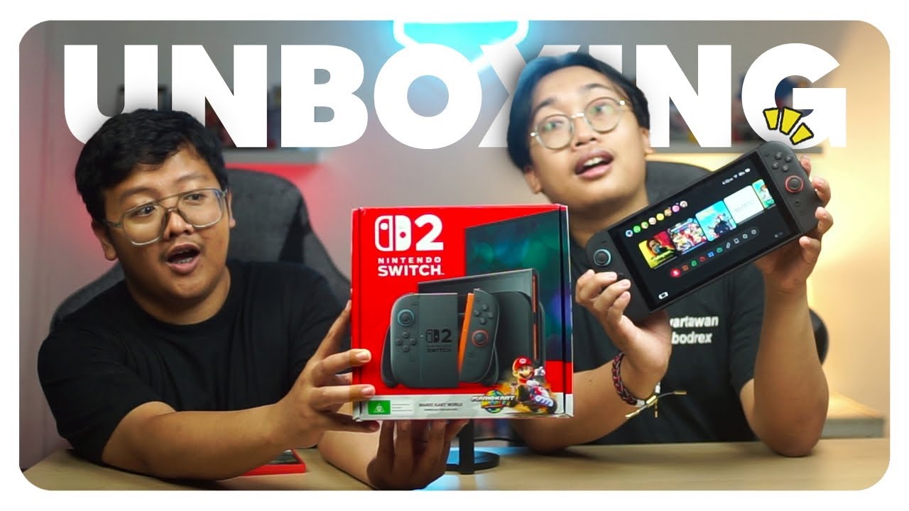 UNBOXING Nintendo Switch 2 + Cobain Cyberpunk 2077!