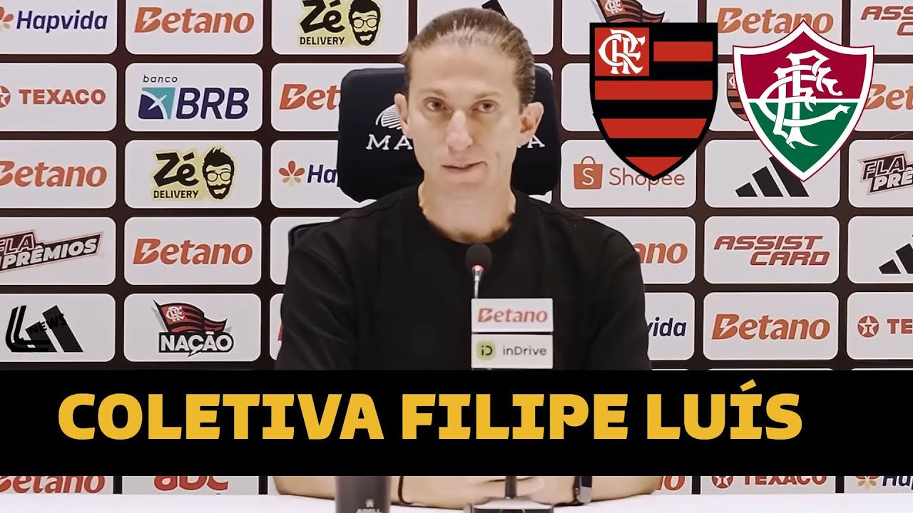 COLETIVA FILIPE LUÍS AO VIVO - FLAMENGO X FLUMINENSE DIRETO DO MARACANÃ - CARIOCA 2026