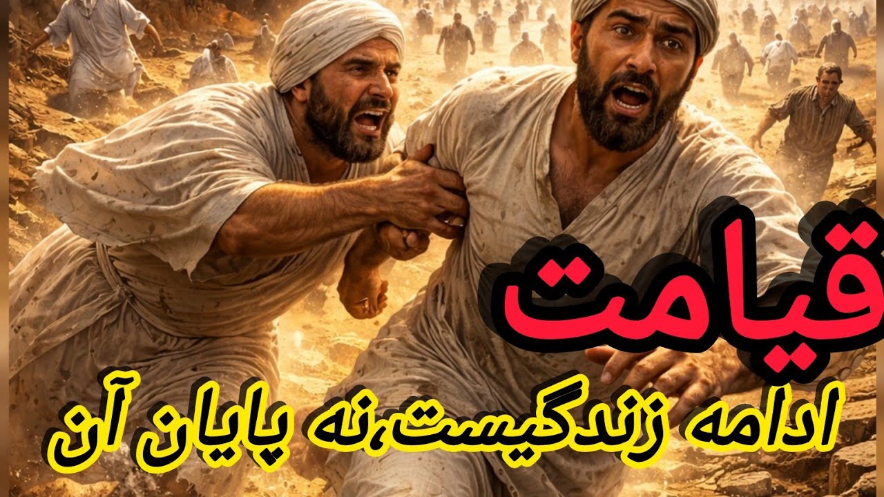 قیامت، ناگهانی نمی‌آید.ما هستیم که همیشه فکر می‌کنیم وقت داریم…قیامت، ادامه زندگی‌ست نه پایان آن.